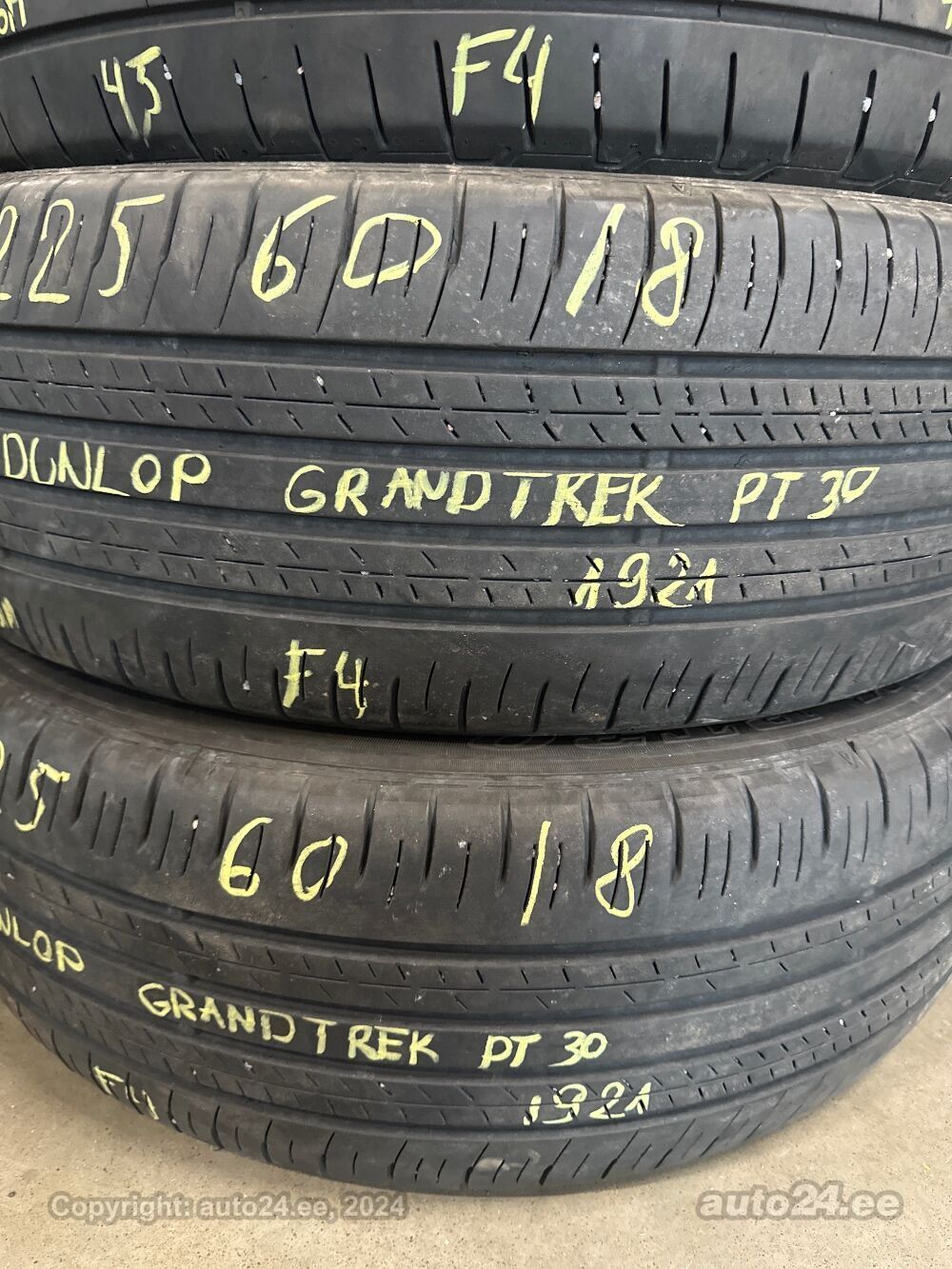 225/60R18 DUNLOP GRANDTRE PT30 夏2本2020 dunlop-grandtrek-pt20-
