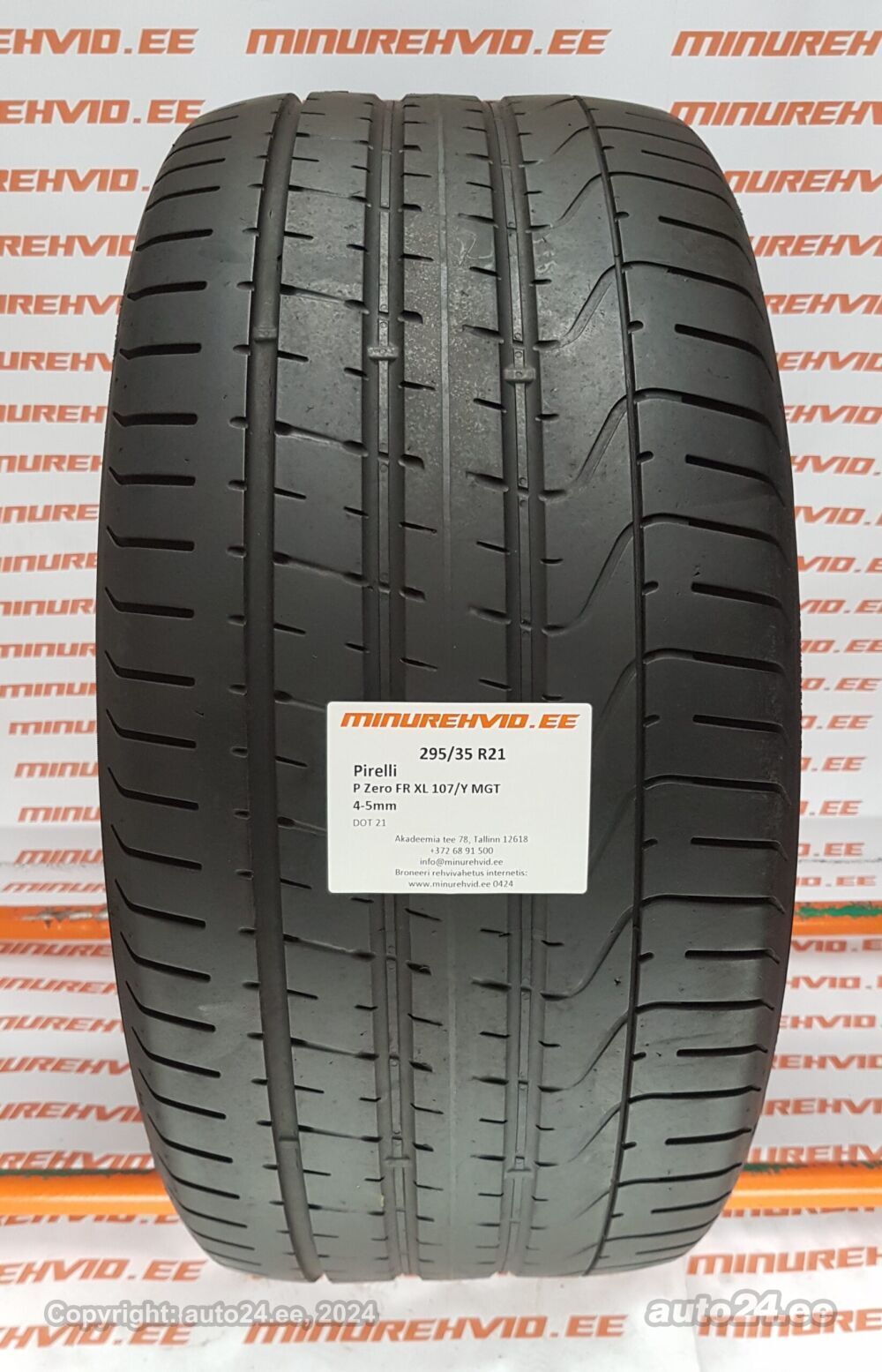 295/35R21 Pirelli P Zero FR XL 107/Y MGT - Tyres - auto24.ee