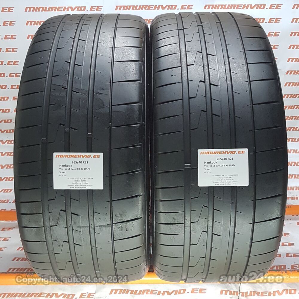 265/40ZR19 HANKOOK VENTUS S1 EVO 中古タイヤ2本 265/40R21 Hankook Ventus S1 Evo Z FR XL 105/Y - Tyres