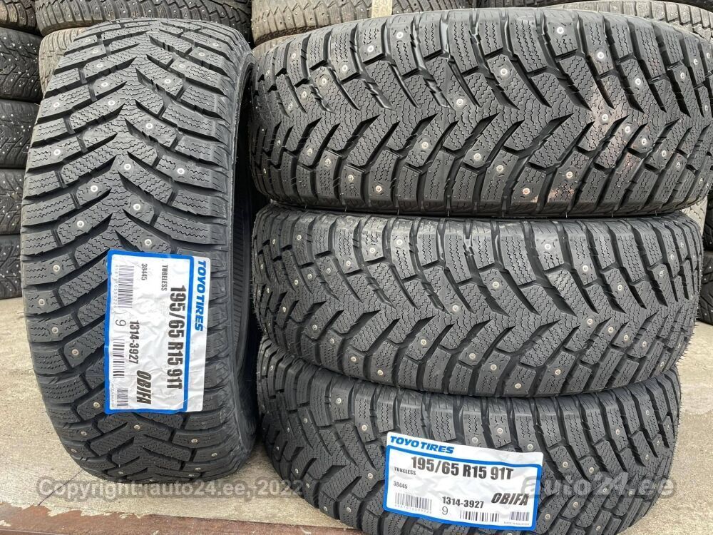 195/65R15 91Q Toyo OBSERVE GARIT GIZ 中古 スタッドレスタイヤ