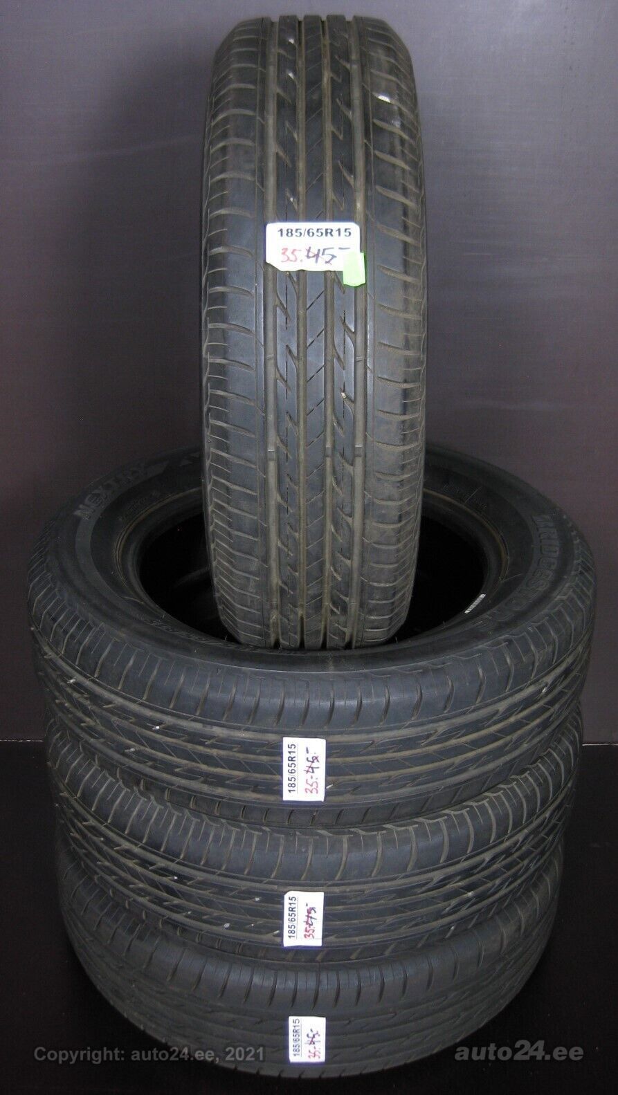 BRIDGESTONE NEXTRY 185/65R15 22年製 ４本セット : Bridgestone WEATHERPEAK 185&frasl;65R15 88H : Automotive