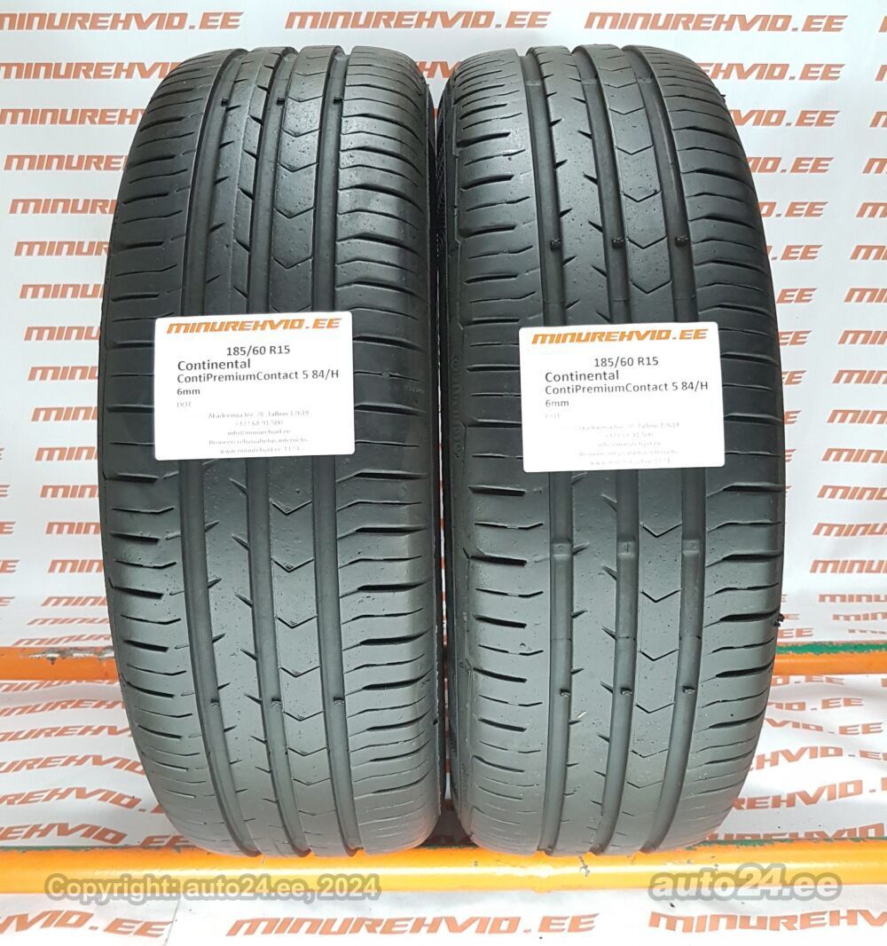 @即日発送@ 185/60R15 CONTINENTAL PREMIUM CONTACT 2 2本！7763 コンチネンタル 185／60r15 84hの通販