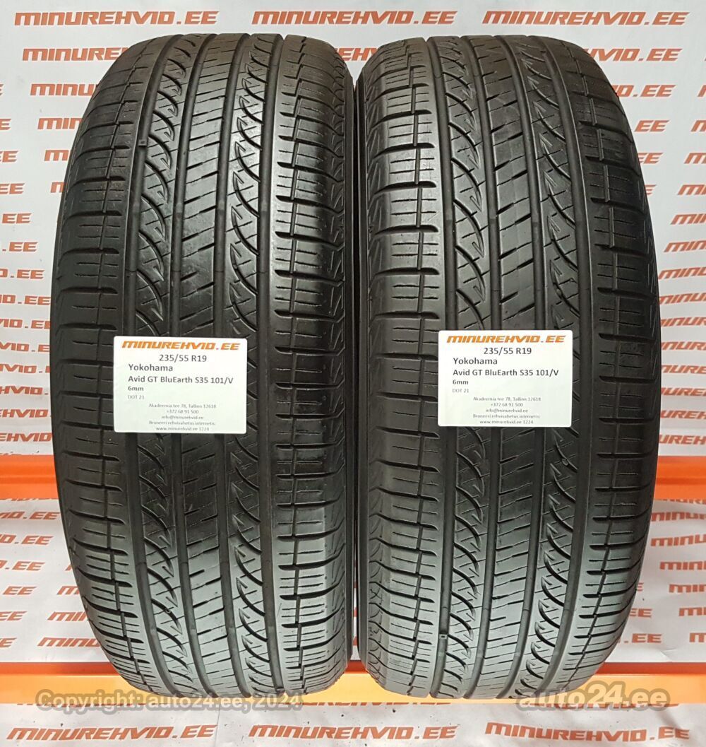 ヨコハマ AVID GT 235/55R19 2本 Yokohama AVID-GT S35 235/55 R19 101V - oponytanio.pl