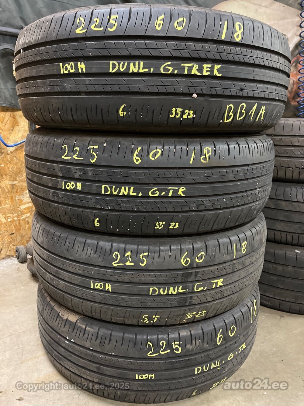 DUNLOP GRANDTREK PT30 225/60R18 DUNLOP 225/60R18 GRANDTREK PT30 4