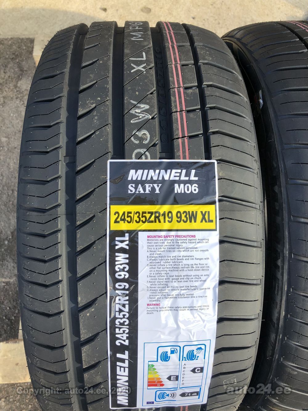 235/35R20 90W XL MINNELL SAFY M06 21年製 Minnell Safy M06 | TIRECLUB Internacional