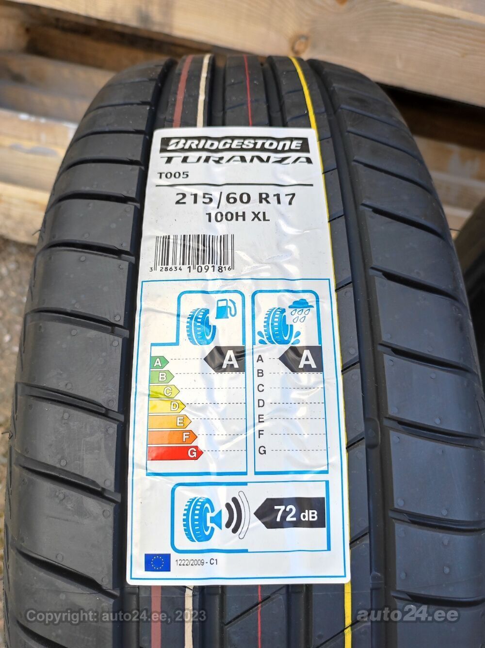 215/60R17 Bridgestone Turanza T005 - Tyres - auto24.ee