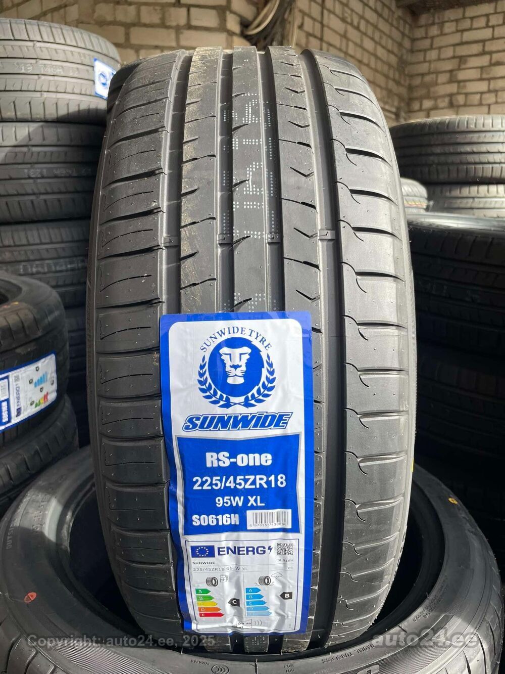 【送料無料】SUNWiDE RS-one　225/45R18　225/45ZR18 95W　2本セット /J6 225⁄45 R18 summer tyres